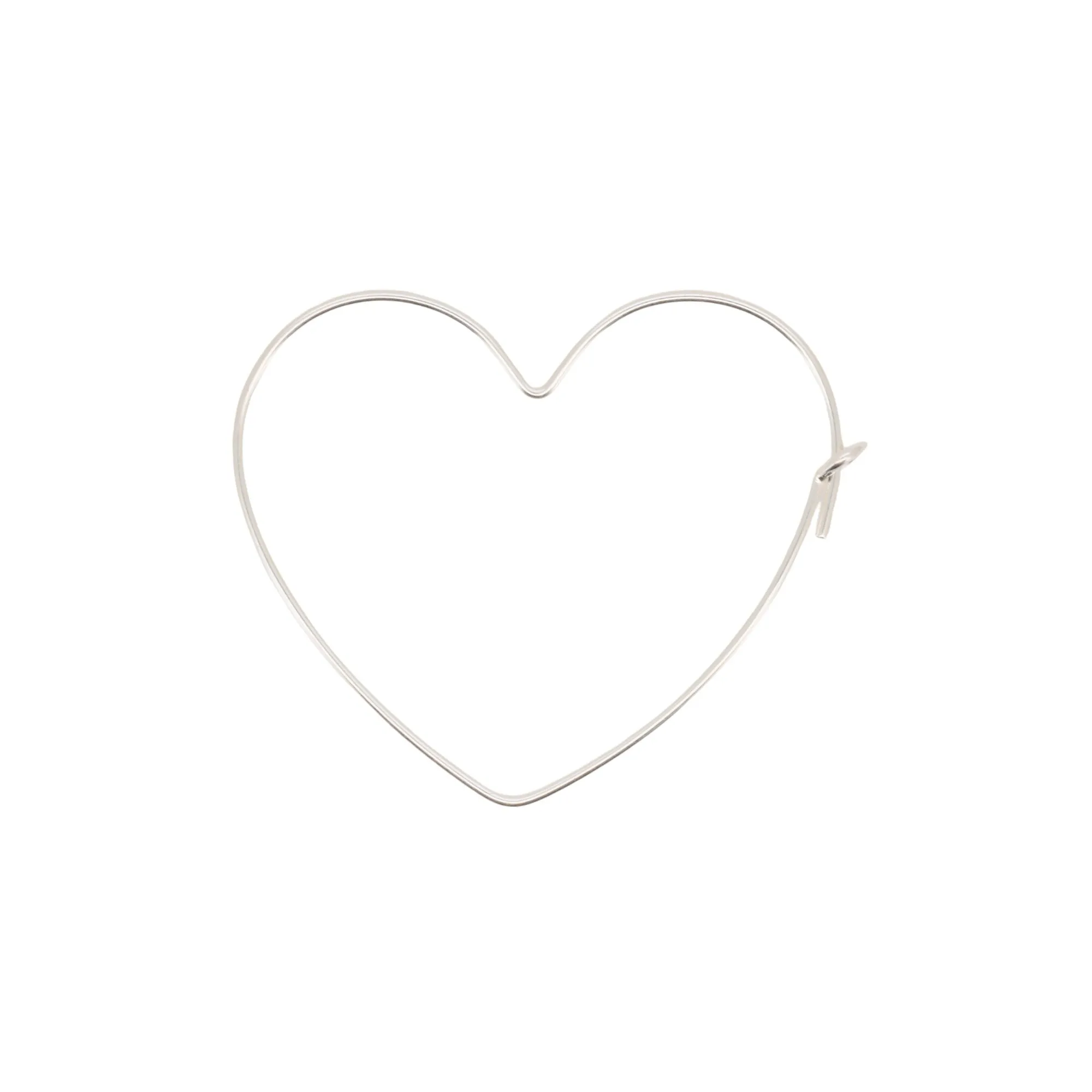 🔗 Heart Earring Hoop | Pair 💍💍