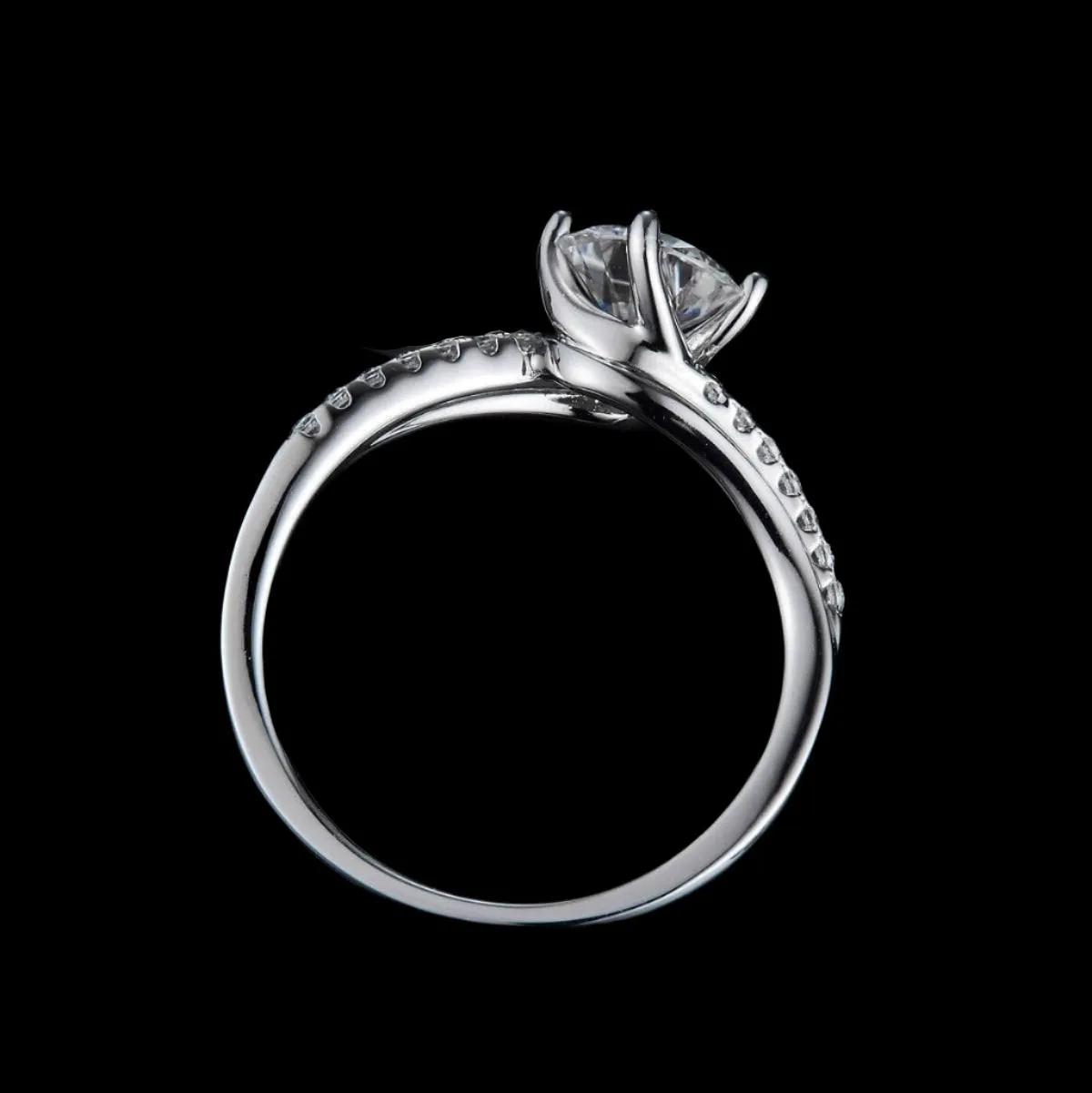 1.0 Ct 6.5mm Diamond Engagement Ring