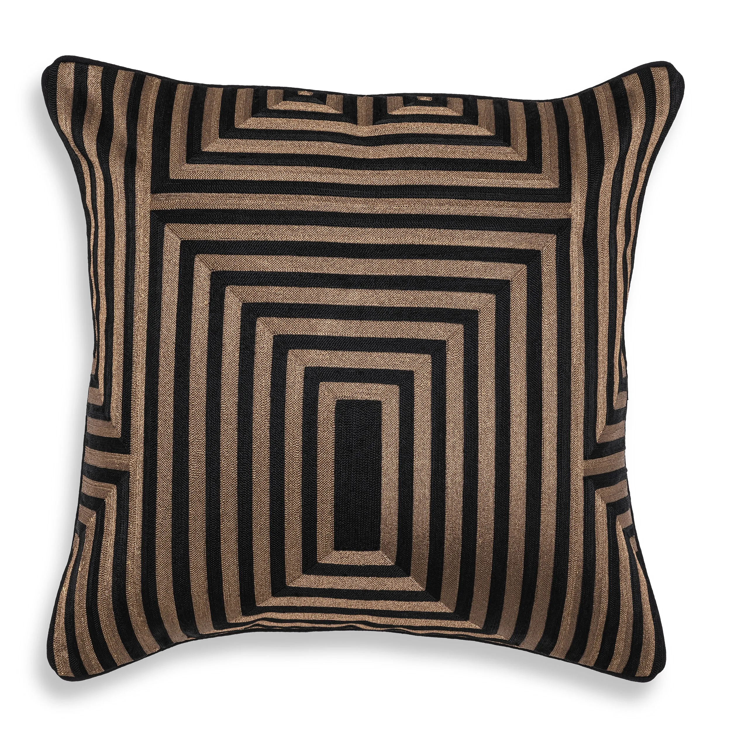 115069 - Cushion Spray square black gold