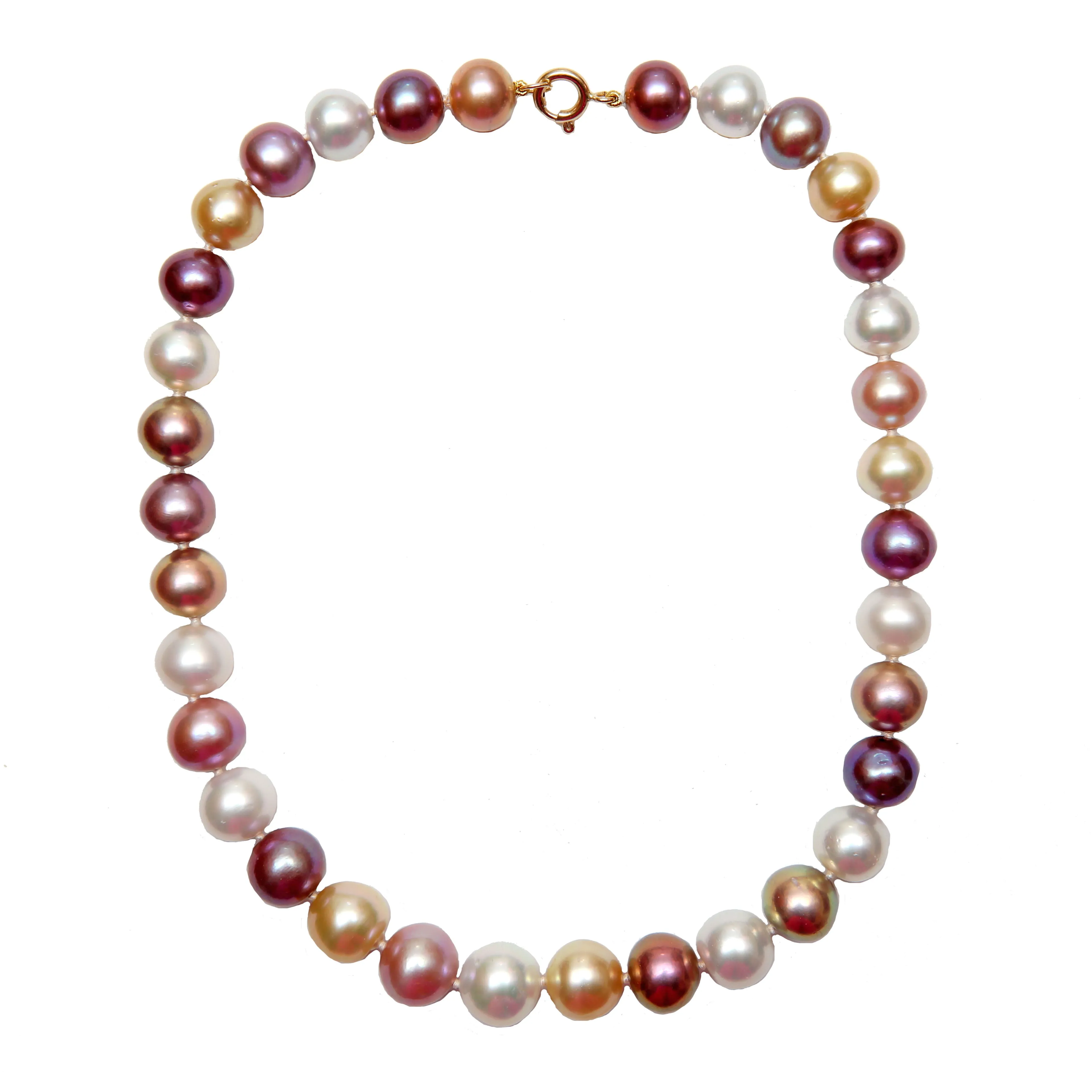 14k Pastel Pearl Necklace
