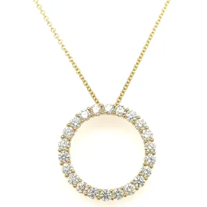 1.67ct tw Diamond Circle of Life Pendant Necklace