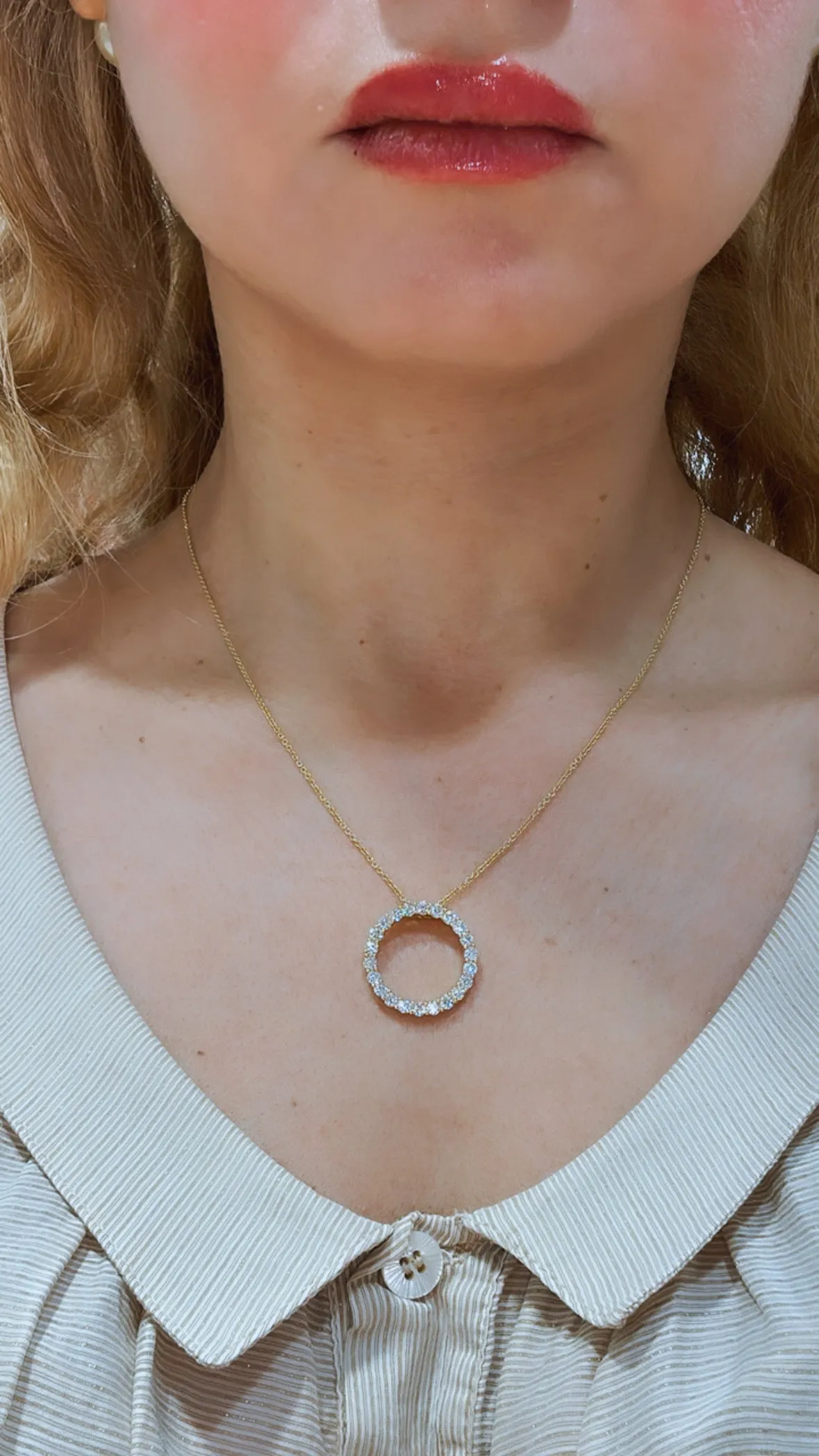 1.67ct tw Diamond Circle of Life Pendant Necklace