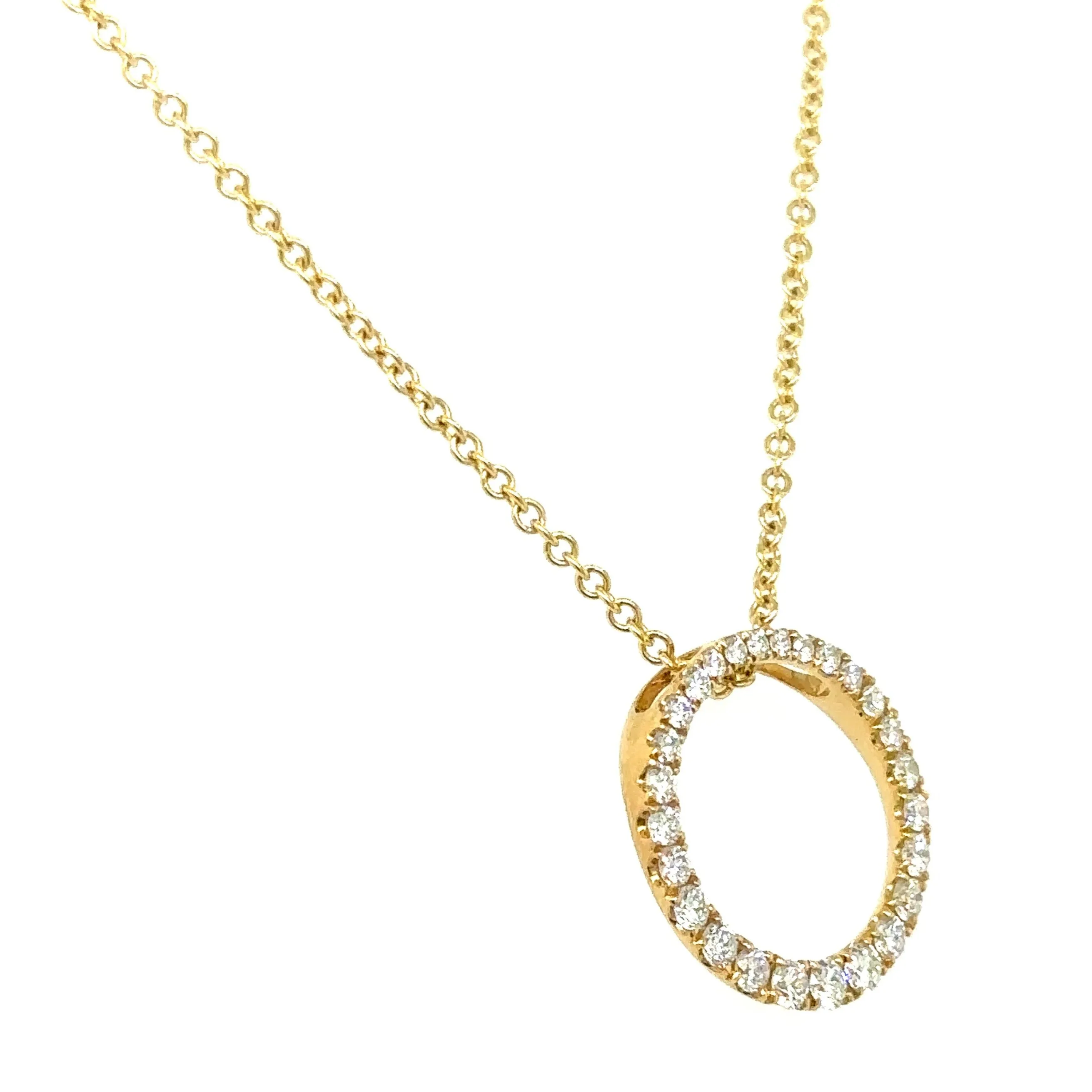 1.67ct tw Diamond Circle of Life Pendant Necklace