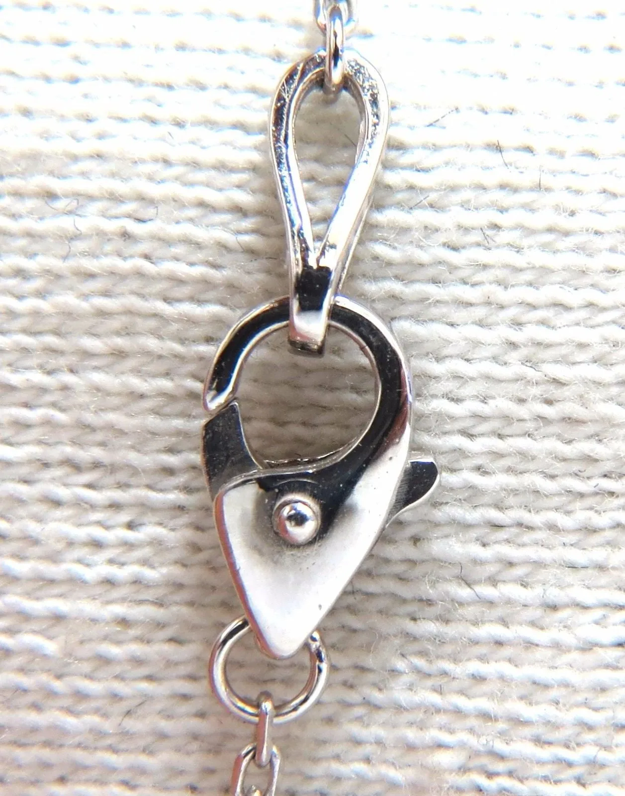 .50ct diamonds station yard necklace 14kt 16 inch