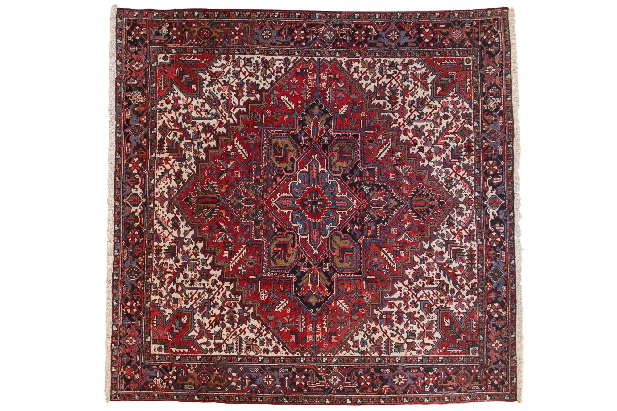 9.5x10 Vintage Mehrivan Square Carpet