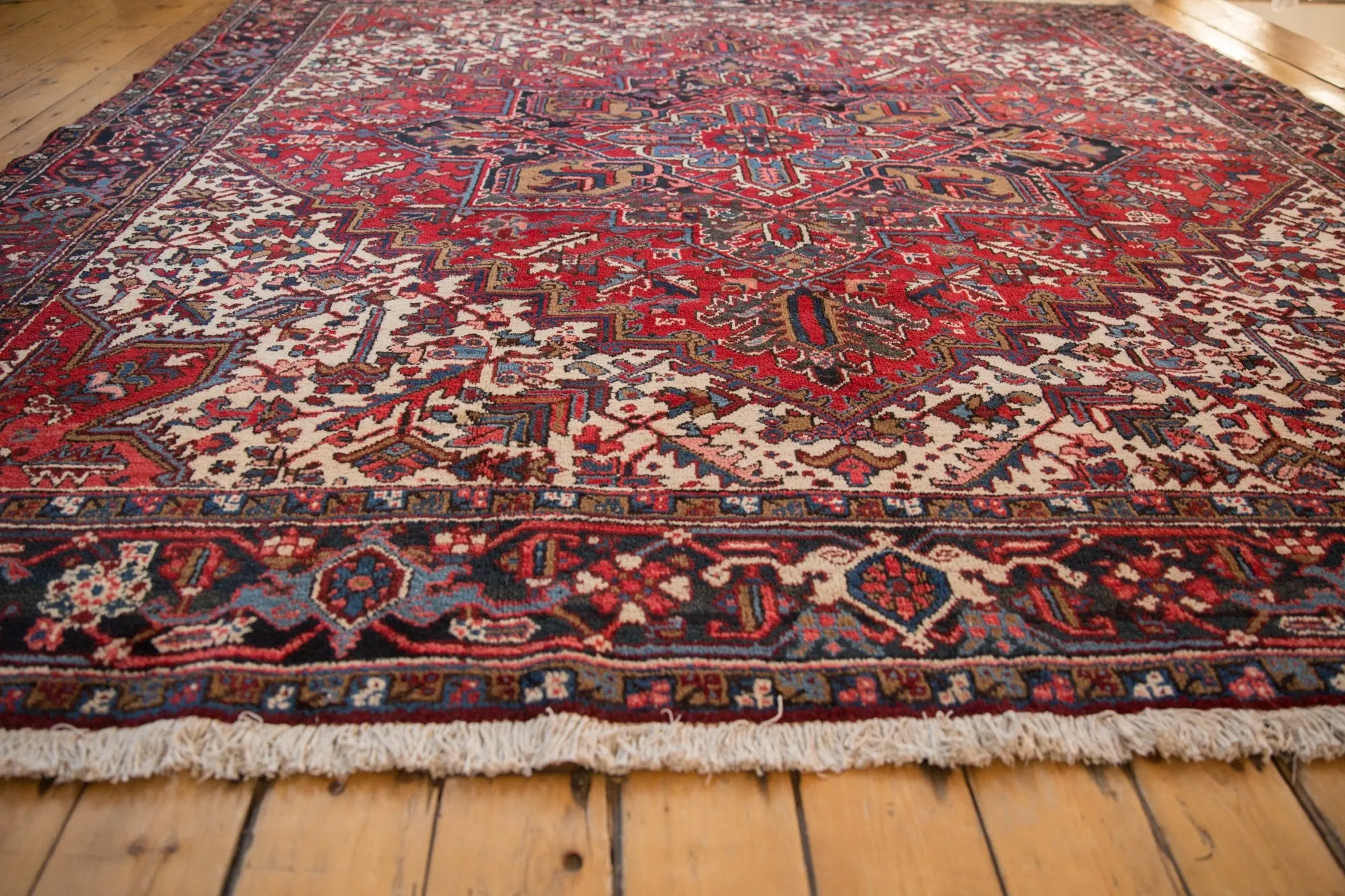 9.5x10 Vintage Mehrivan Square Carpet