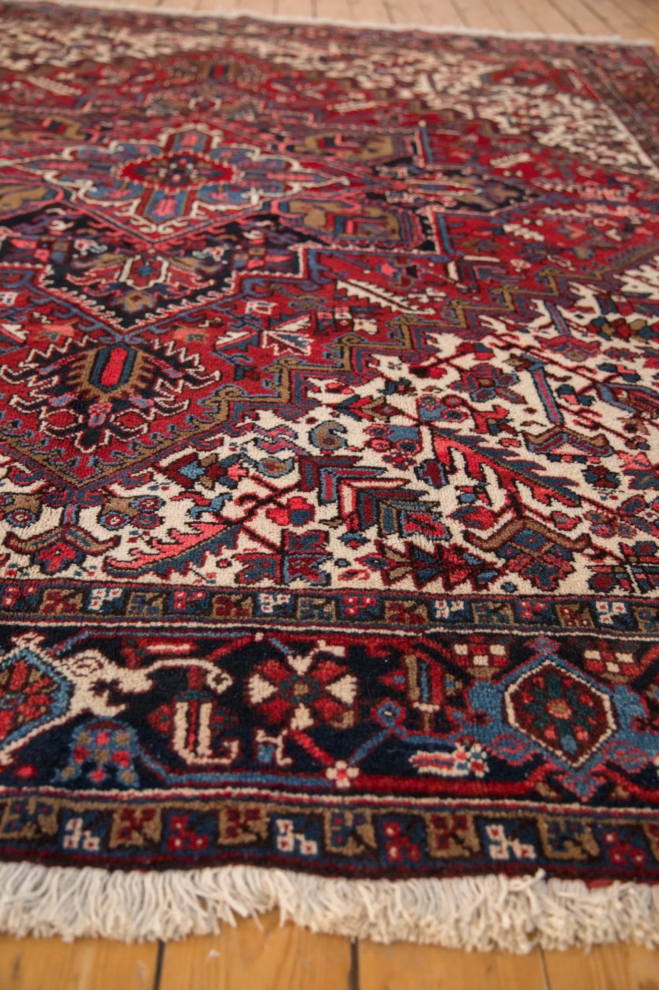 9.5x10 Vintage Mehrivan Square Carpet