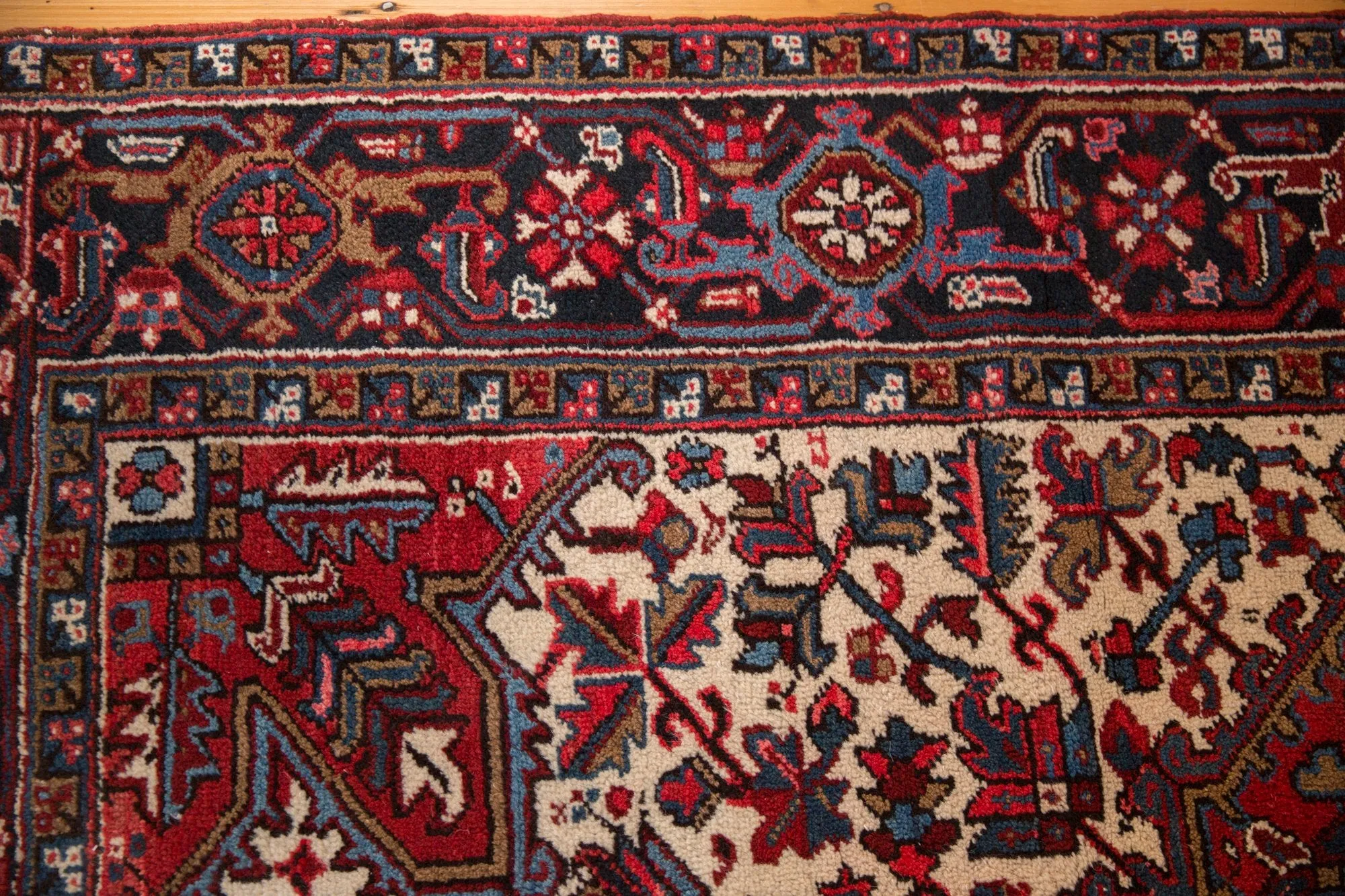 9.5x10 Vintage Mehrivan Square Carpet