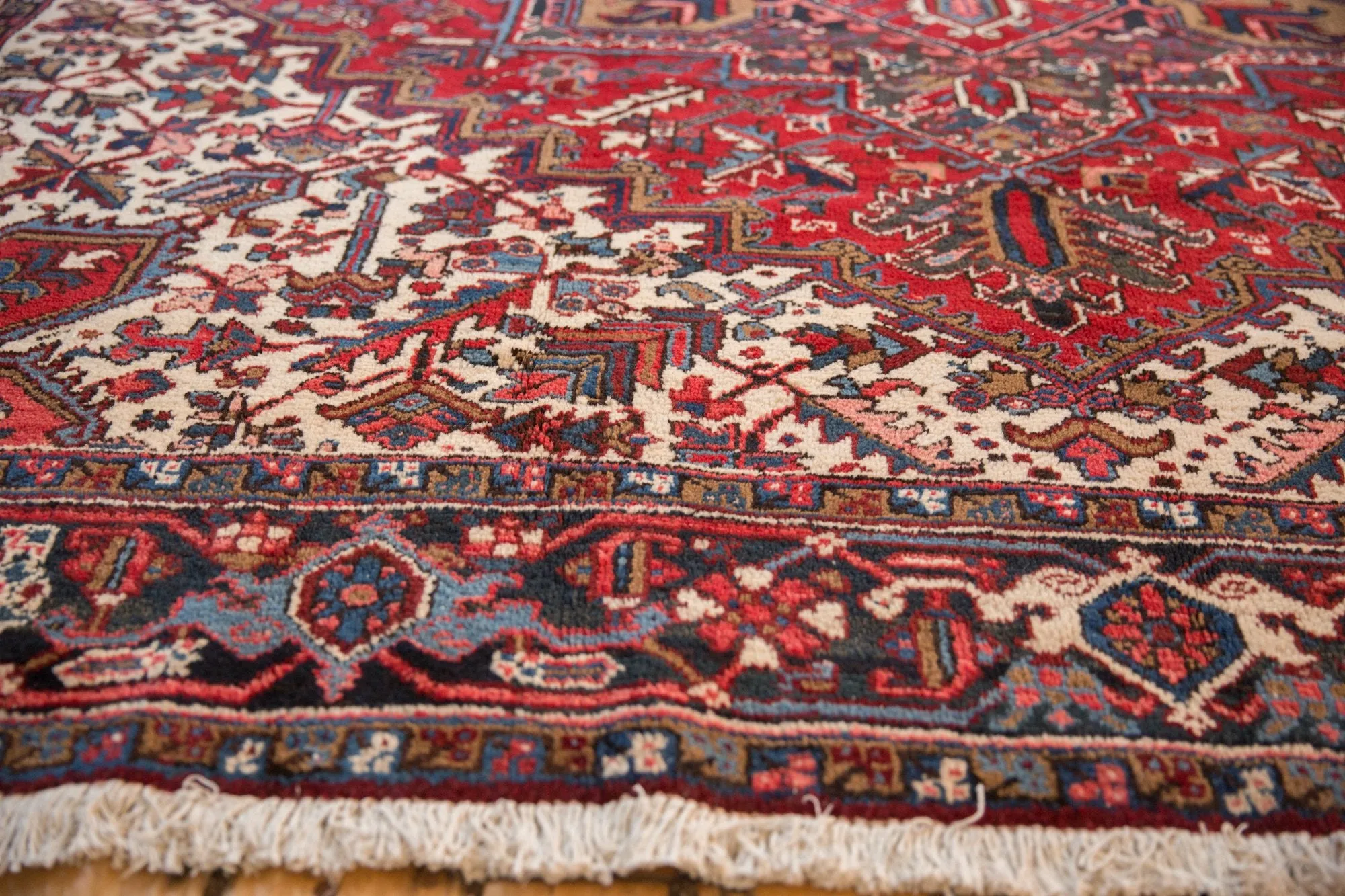 9.5x10 Vintage Mehrivan Square Carpet