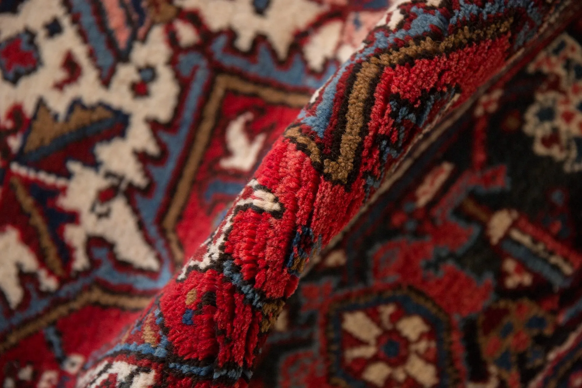 9.5x10 Vintage Mehrivan Square Carpet