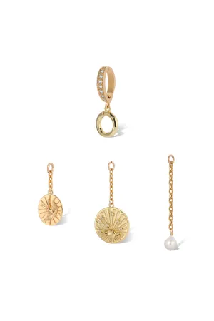 Adella Paperclip Chain Charm Necklace