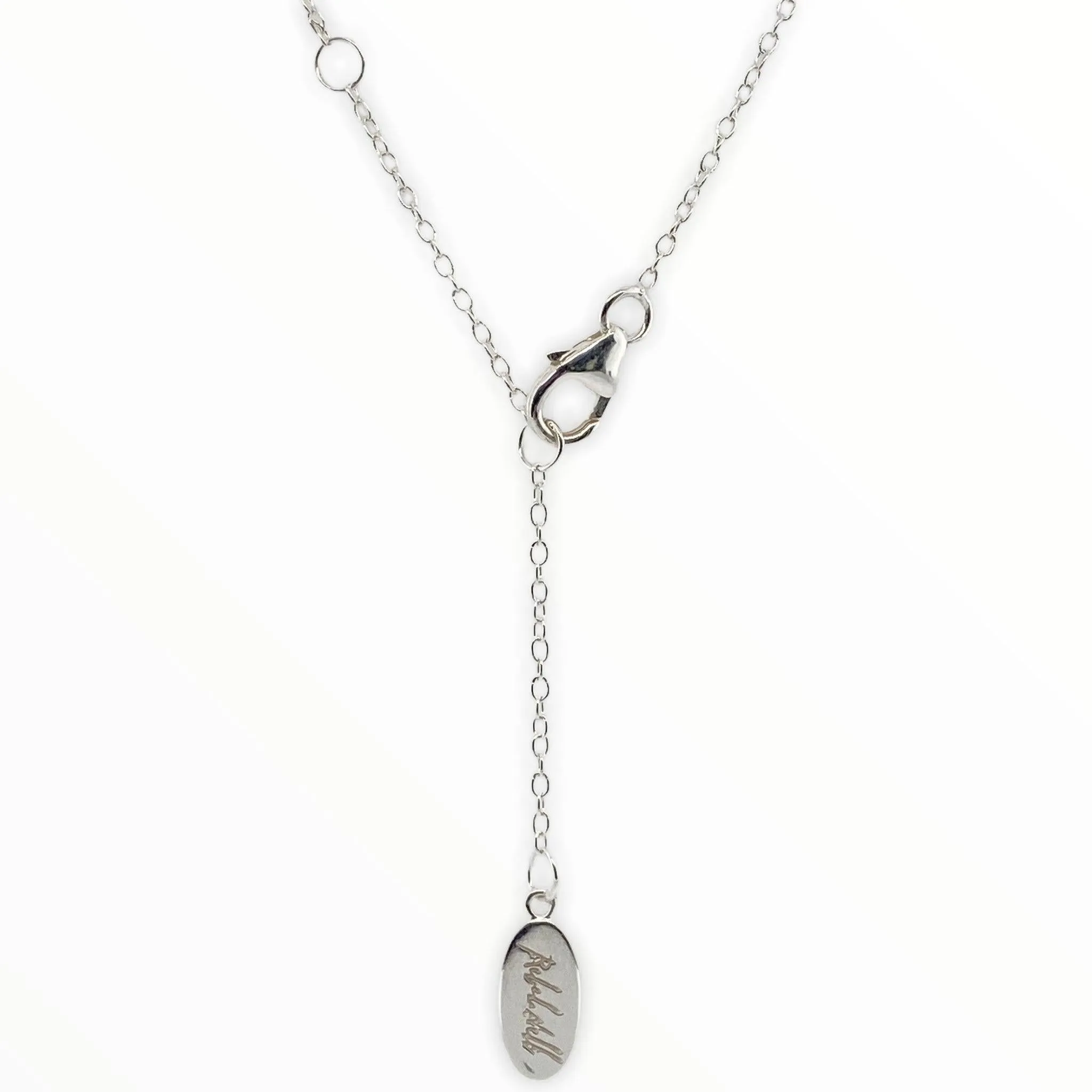Adrian Necklace | Silver | April