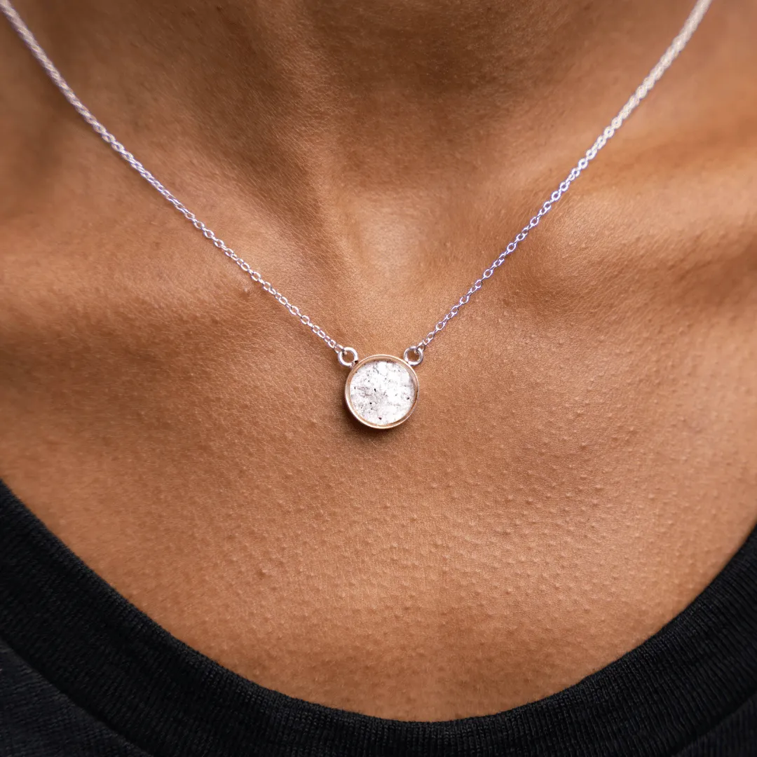 Adrian Necklace | Silver | April