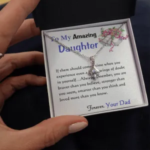 ALLURING Necklace, For Her, Custom Message Card