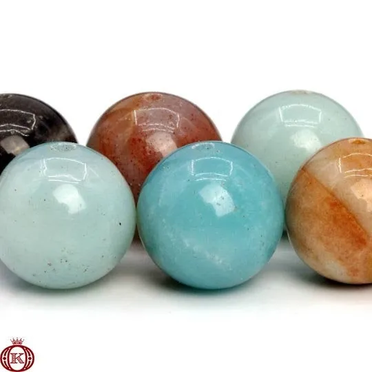 Amazonite Beads Smooth Round