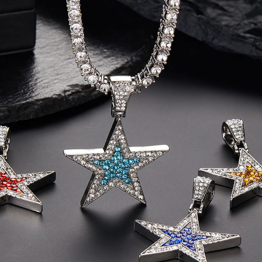American pentagram necklace