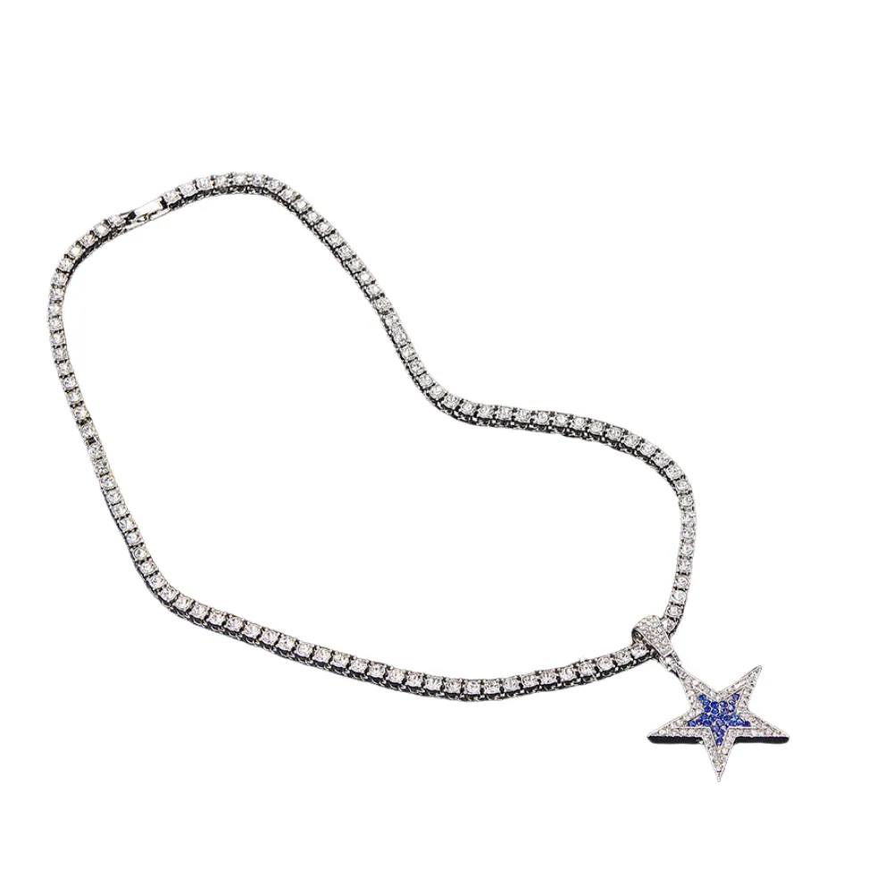 American pentagram necklace