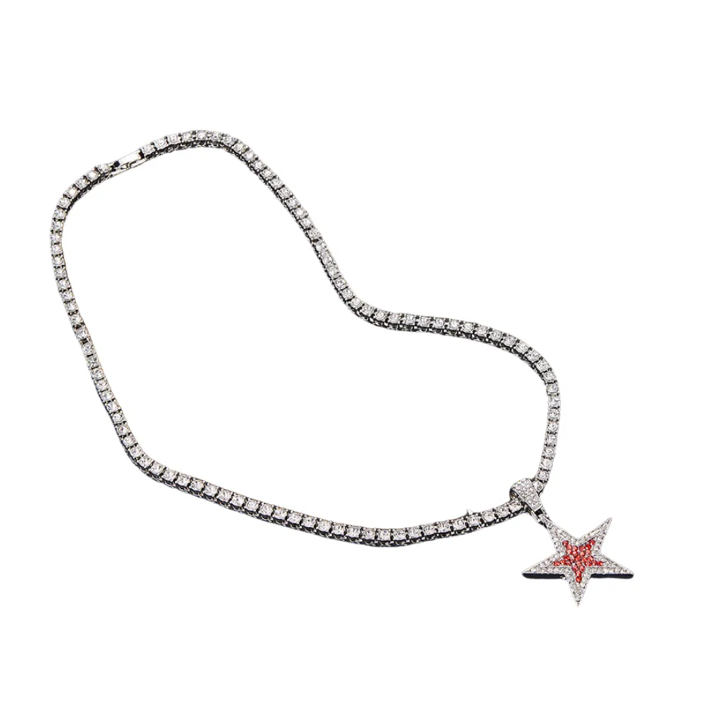 American pentagram necklace