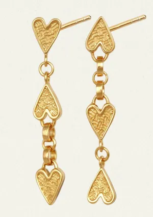 Amore Earrings Gold Vermeil