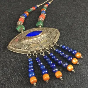 Antique Gold-Plated Turkoman Necklace