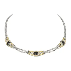 Anvil Collection - Square Three-Station Necklace