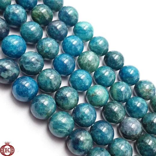 Apatite Beads Smooth Round
