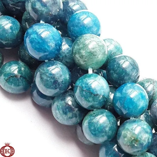 Apatite Beads Smooth Round