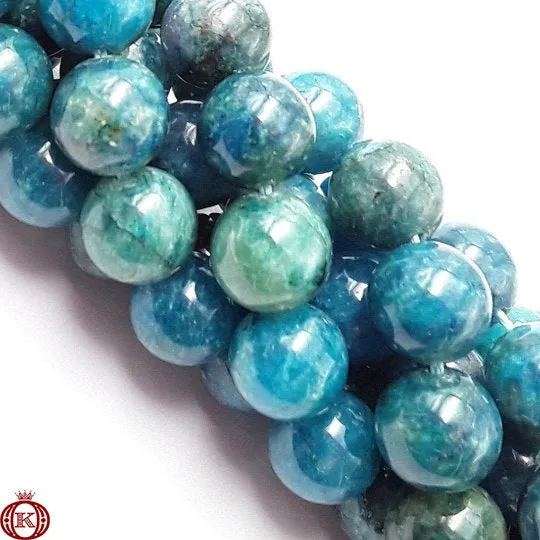 Apatite Beads Smooth Round
