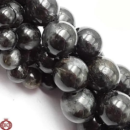 Arfvedsonite Beads Smooth Round