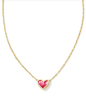 Ari Heart Necklace- Azalea Illusion