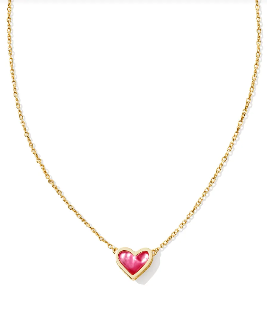 Ari Heart Necklace- Azalea Illusion