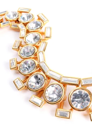 Baguette Framed Crystal Collar