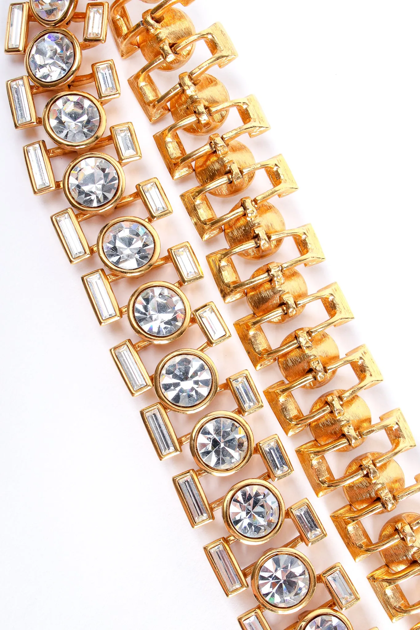 Baguette Framed Crystal Collar