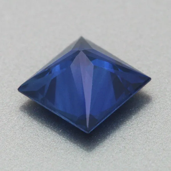 Beautiful Royal Blue 1.28 Carat Loose Princess Cut Sapphire Gemstone | 6mm Square