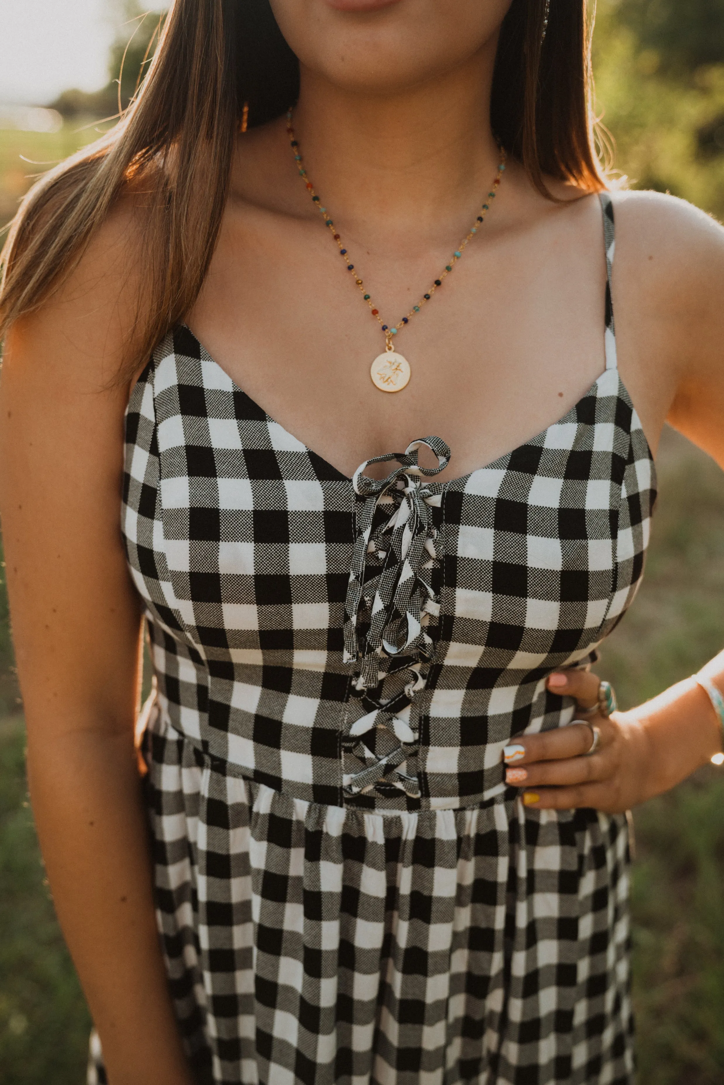 Bee Necklace | Gold | Multicolored Chain
