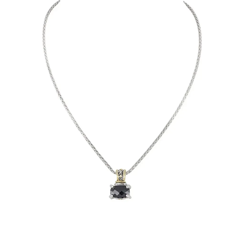 Beijos Cor - Barrel Cut Pendant Necklace
