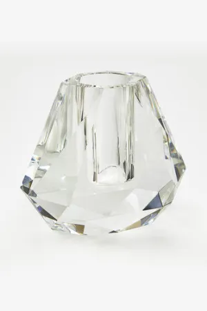 Bell Shaped Crystal Vase / Large