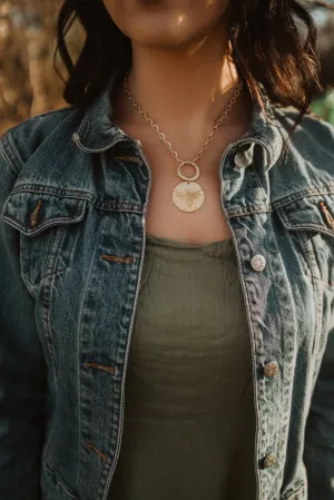 Big Gold Bee Necklace | #1 - FINAL SALE