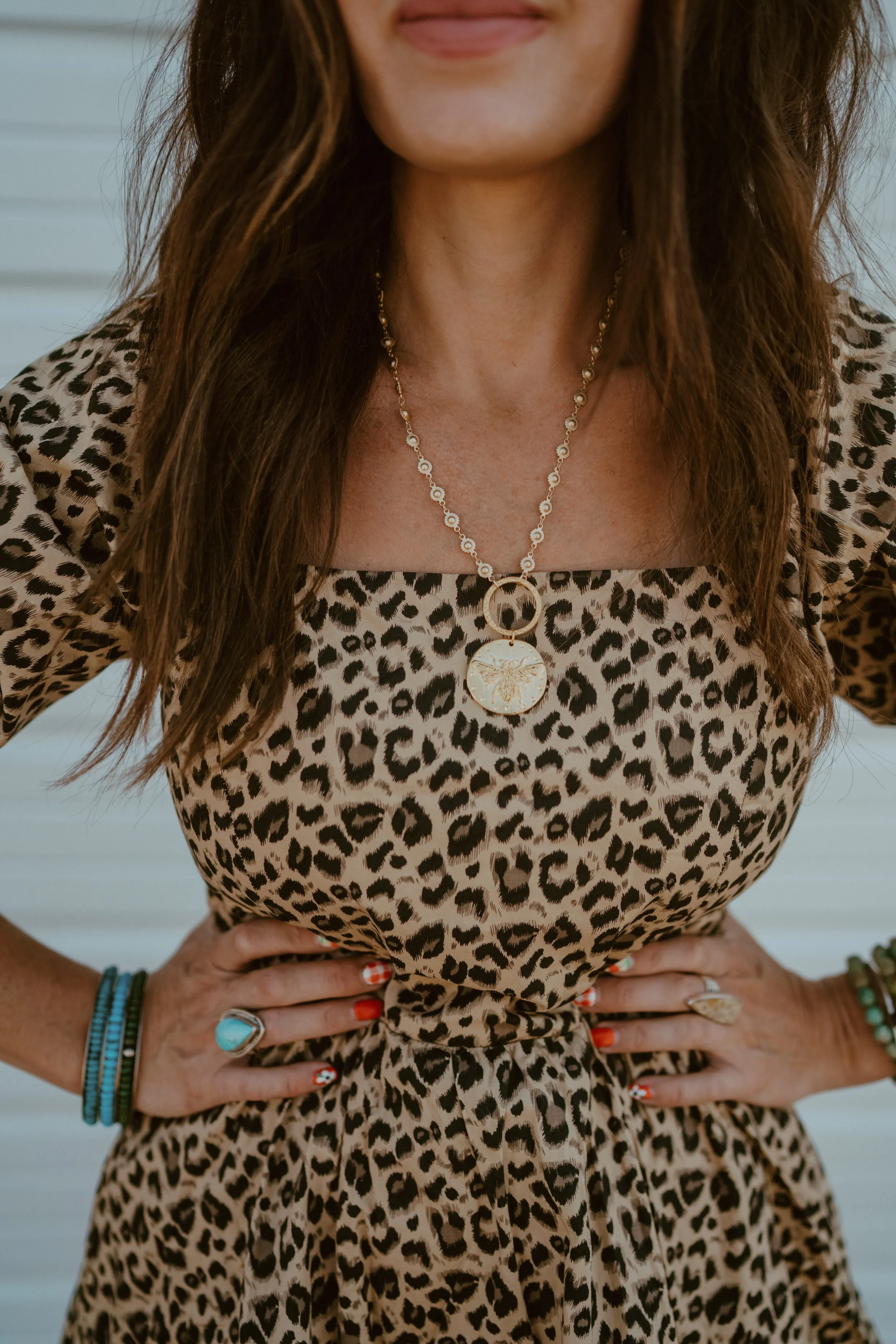 Big Gold Bee Necklace | #2