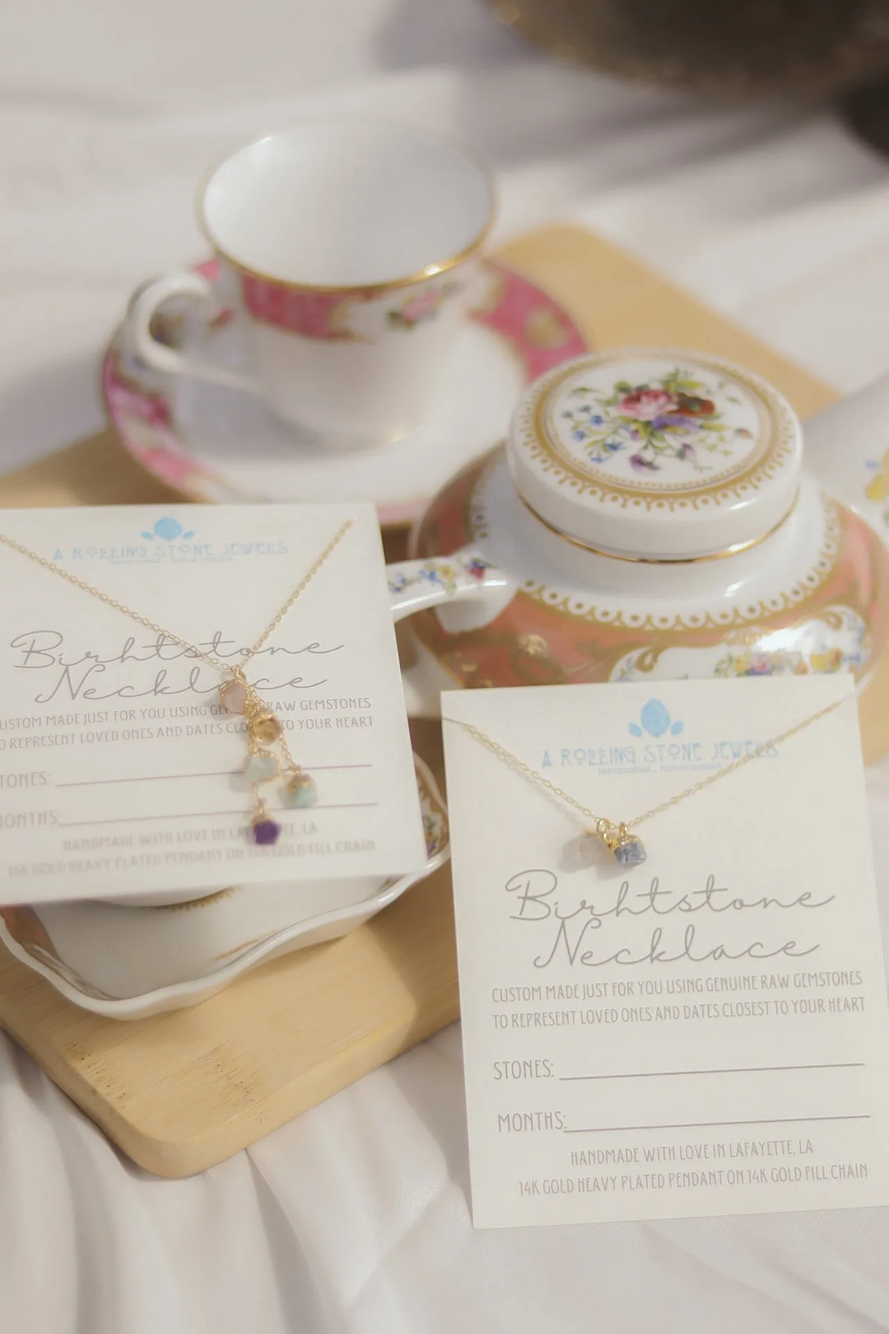 Birthstone Cascade Necklace