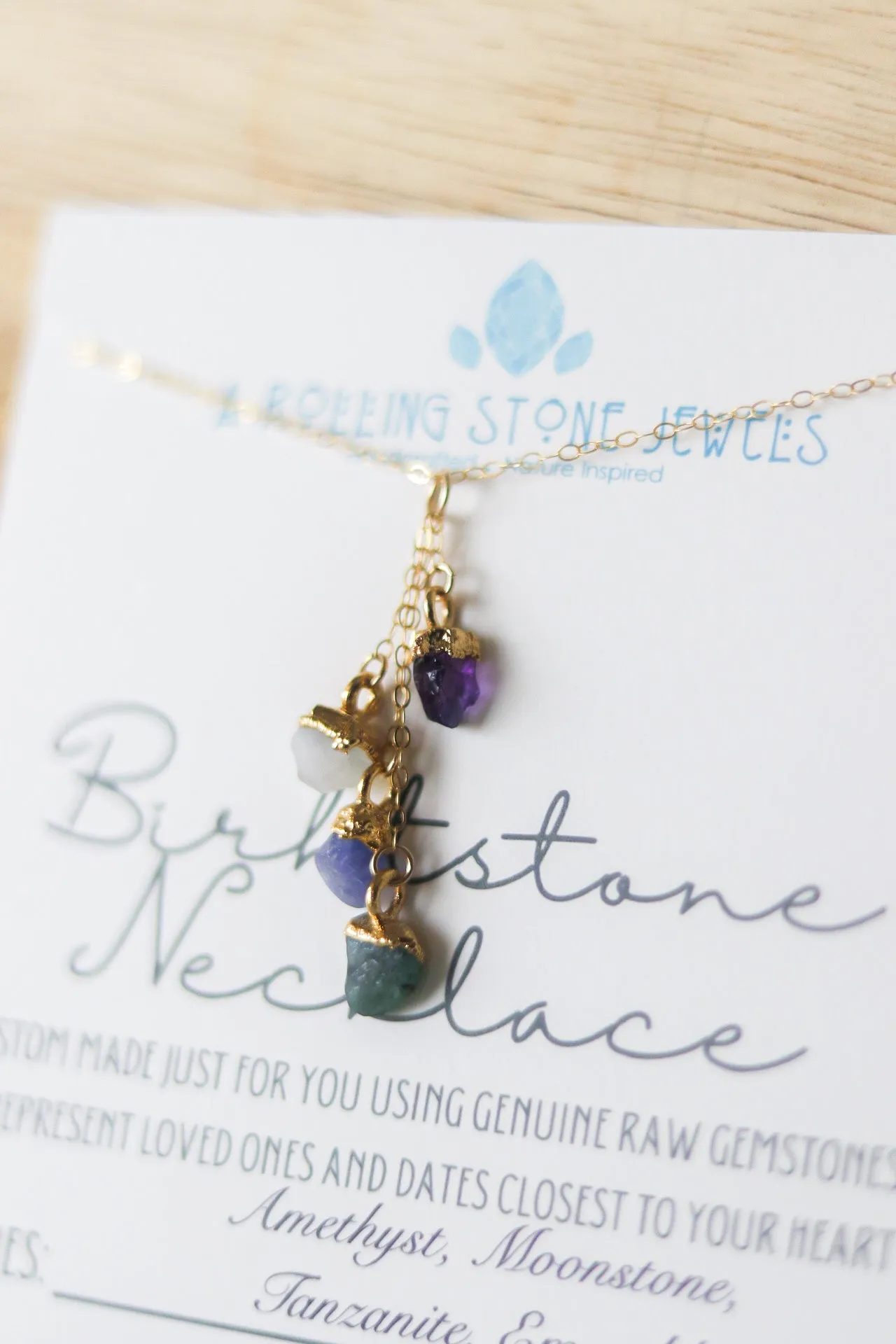 Birthstone Cascade Necklace