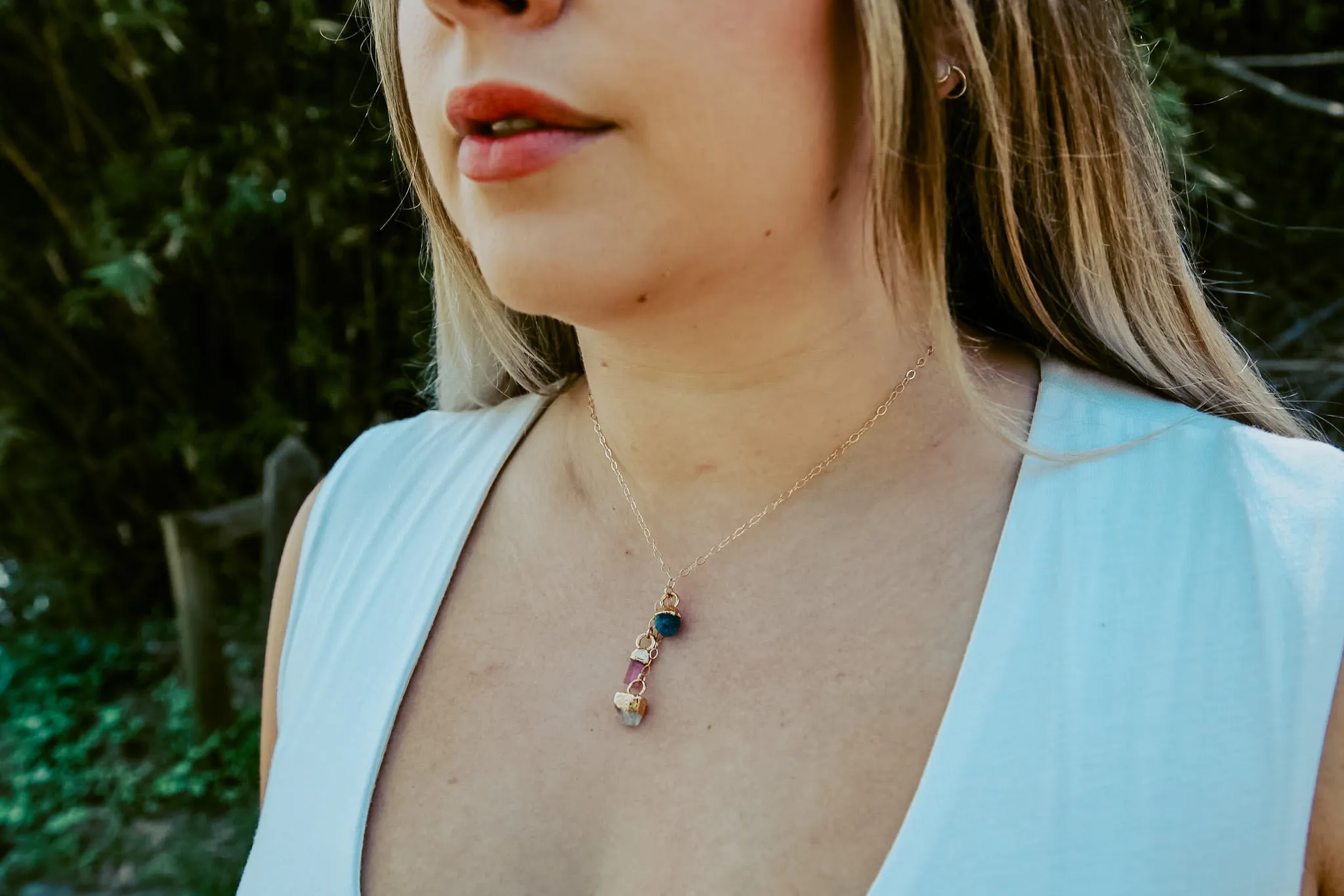 Birthstone Cascade Necklace