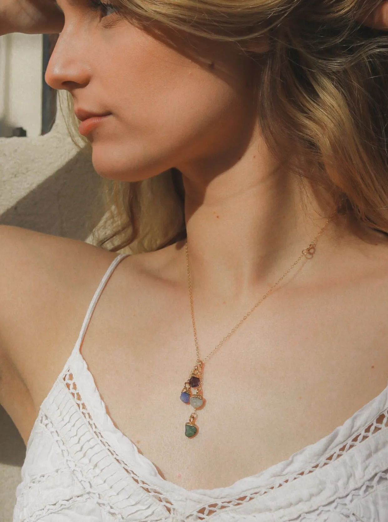 Birthstone Cascade Necklace
