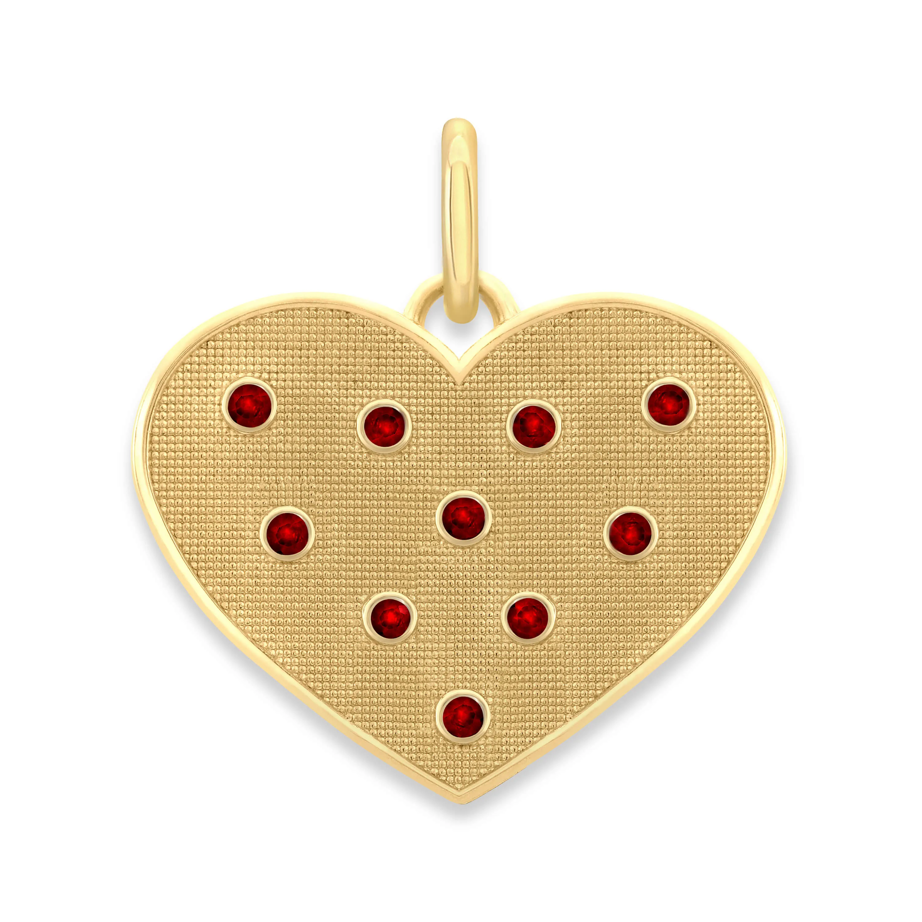 Birthstone Heart Pendant