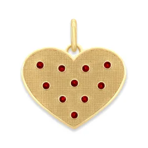 Birthstone Heart Pendant