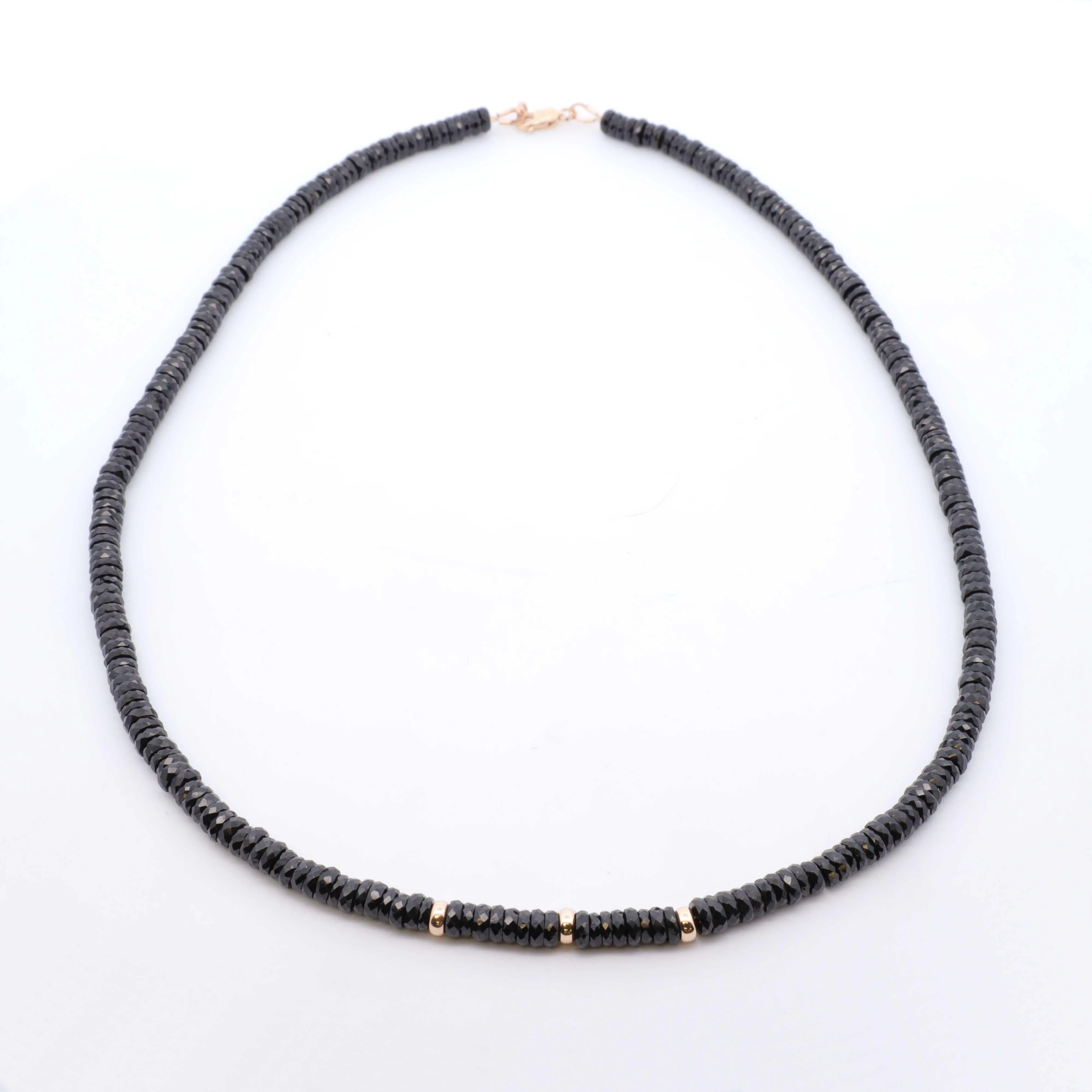 Black Onyx & Gold Necklace