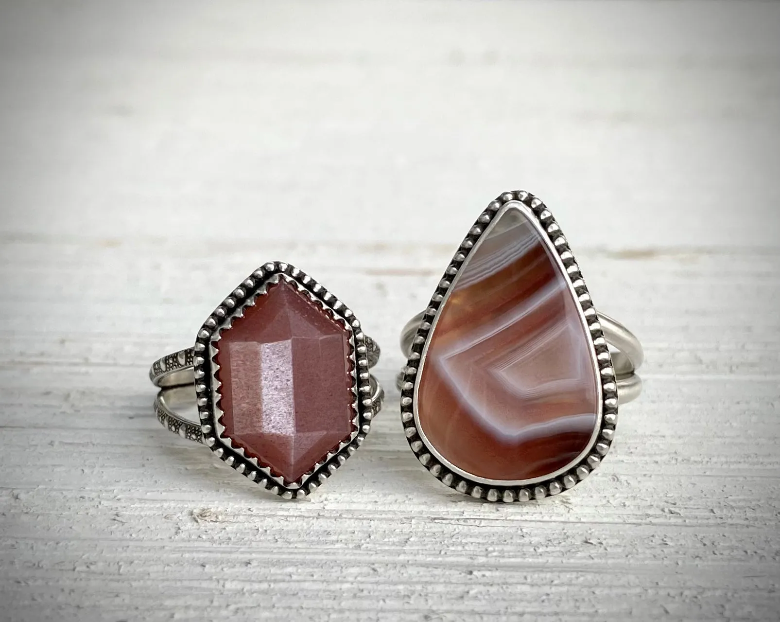 Botswana Agate Ring