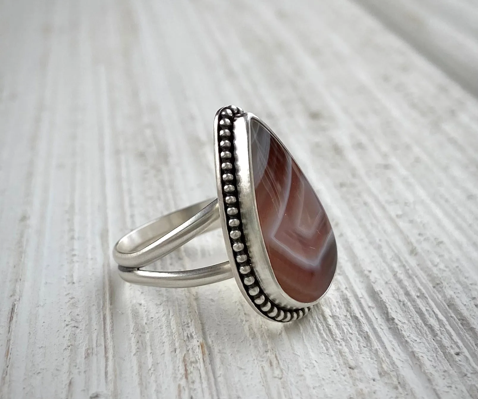 Botswana Agate Ring