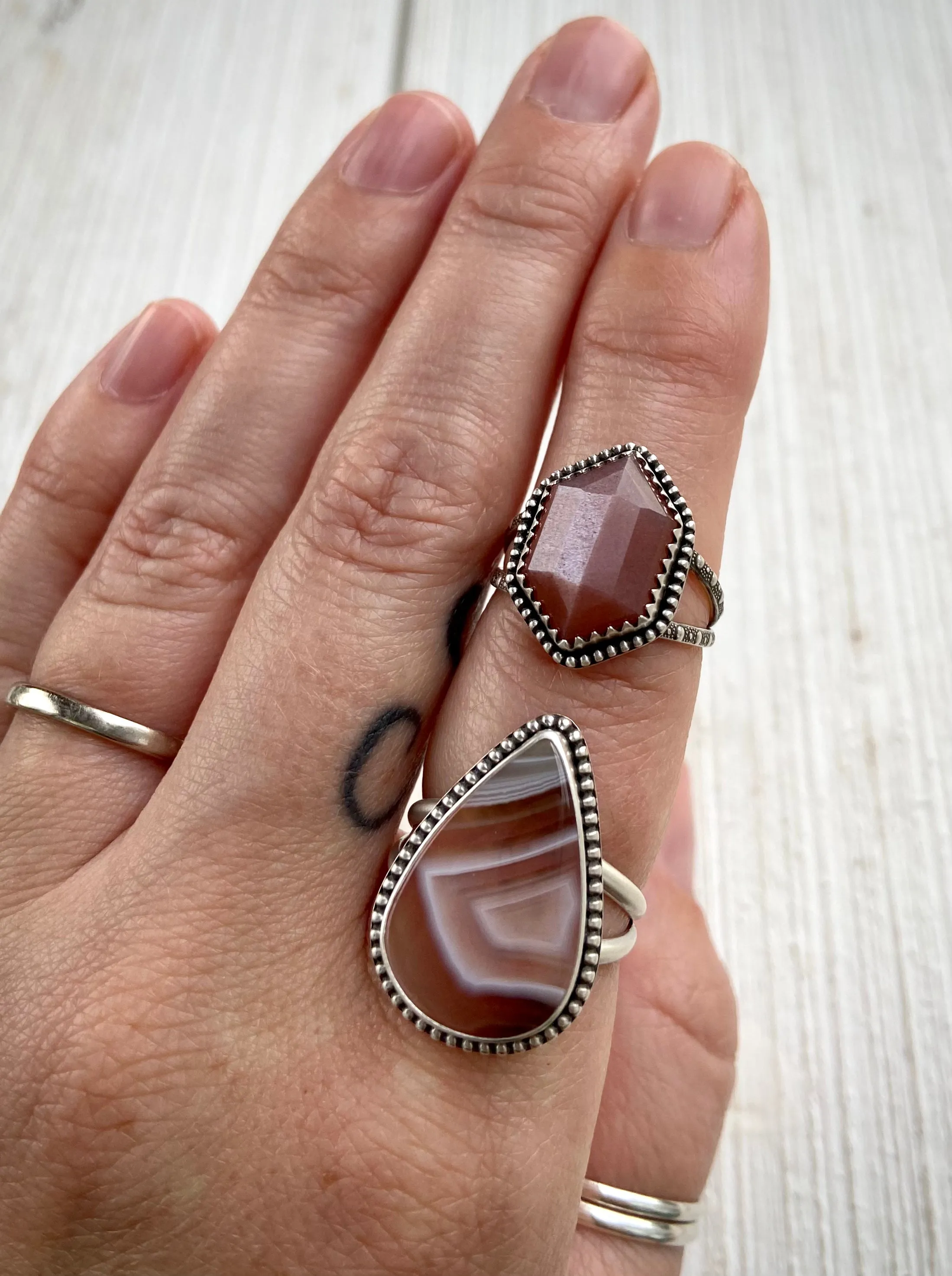 Botswana Agate Ring
