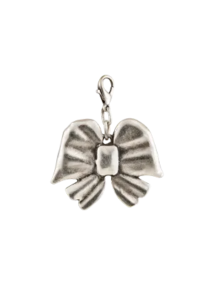 Bow Charm Silver